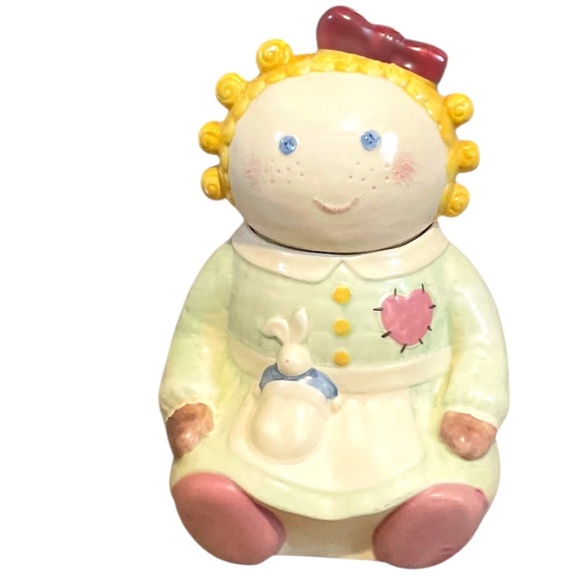 Vintage Sugar Rag Doll Cookie Jar by Treasure Craft